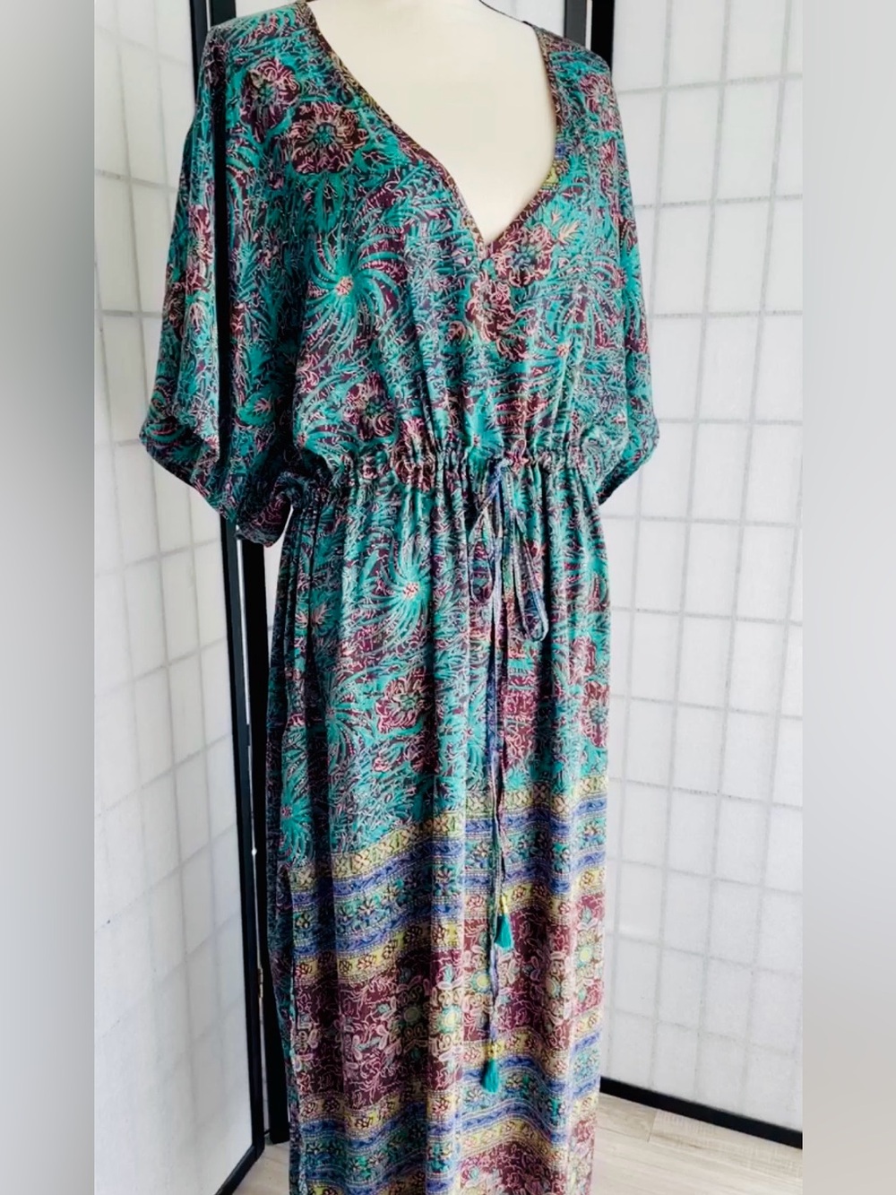 NWT Karma Highway Caftan Kaftan Cover-Up Dress Maxi